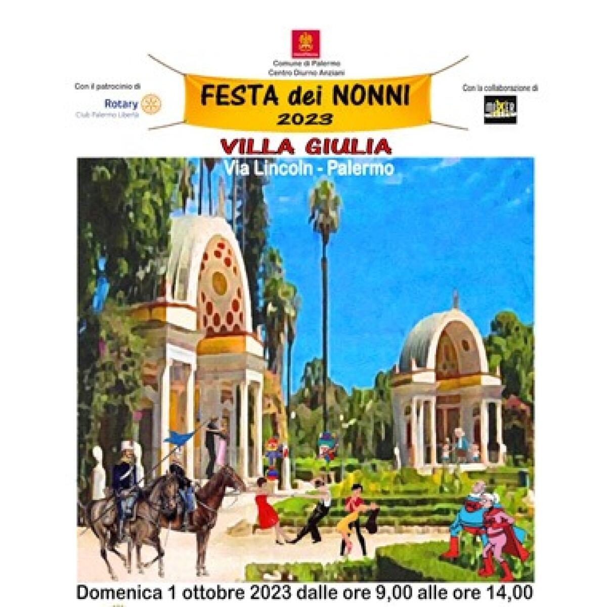 Festa dei nonni 2023 a Villa Giulia: un evento coinvolgente per tutte le generazioni a Palermo - 