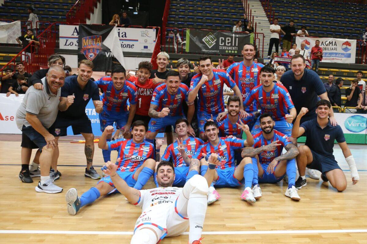 Meta Catania vince all’ultimo respiro contro Active Network: primo gol in serie A per Gaetano Musumeci! - 