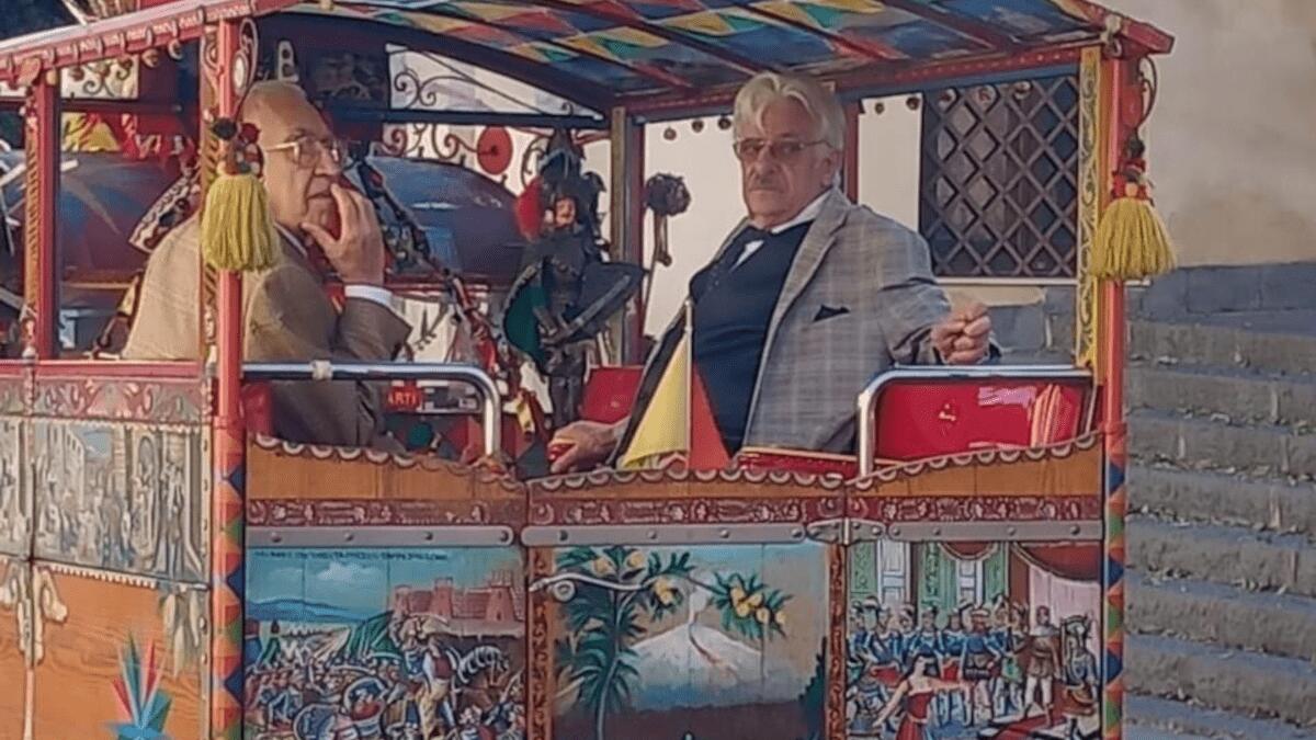 L’attore Giancarlo Giannini a Catania per il film “Un viaggio per incontrare Mimì” - 