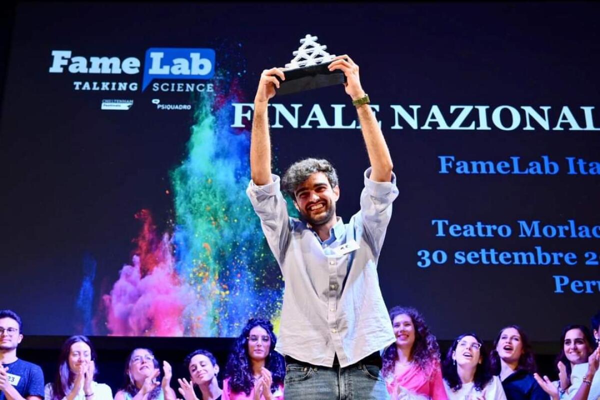 Dottorando dell’Università di Catania vince il premio del pubblico a Famelab 2023 con una performance scientifica ‘appetitosa’ - 