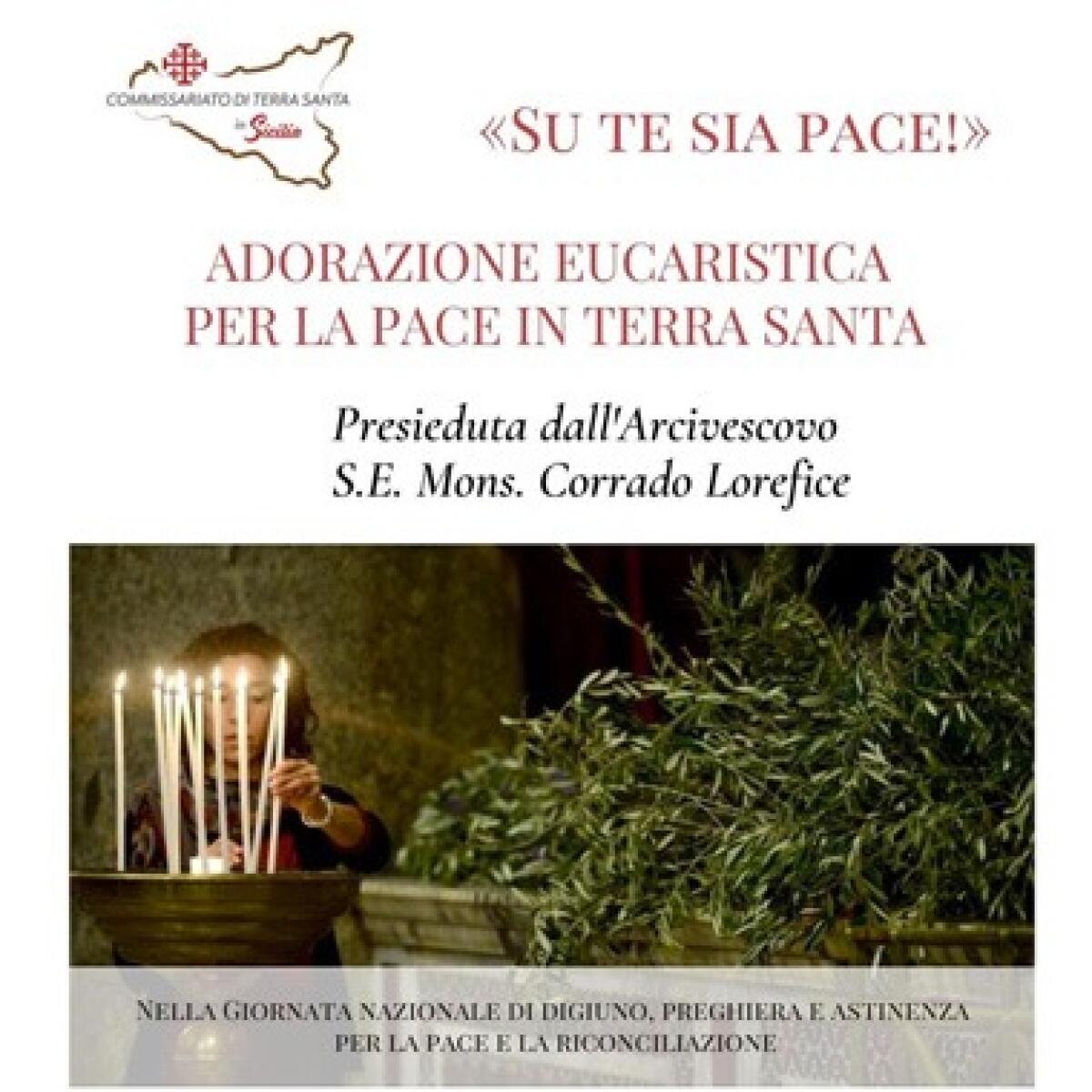 Palermo si unisce al dolore e alla speranza di pace in Terrasanta - 