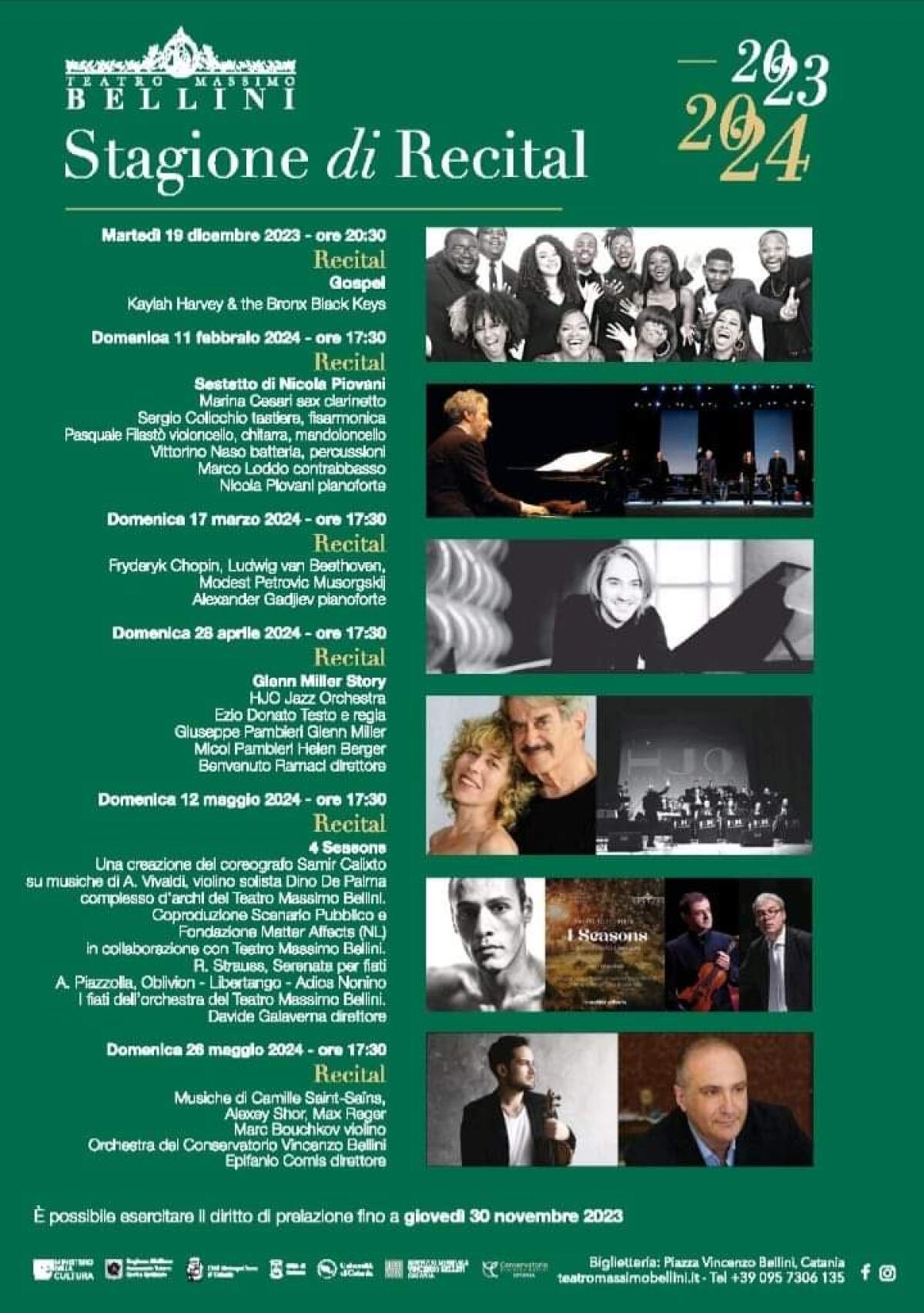 Recital straordinario al Teatro Massimo Bellini di Catania: un’esperienza unica da non perdere! - 