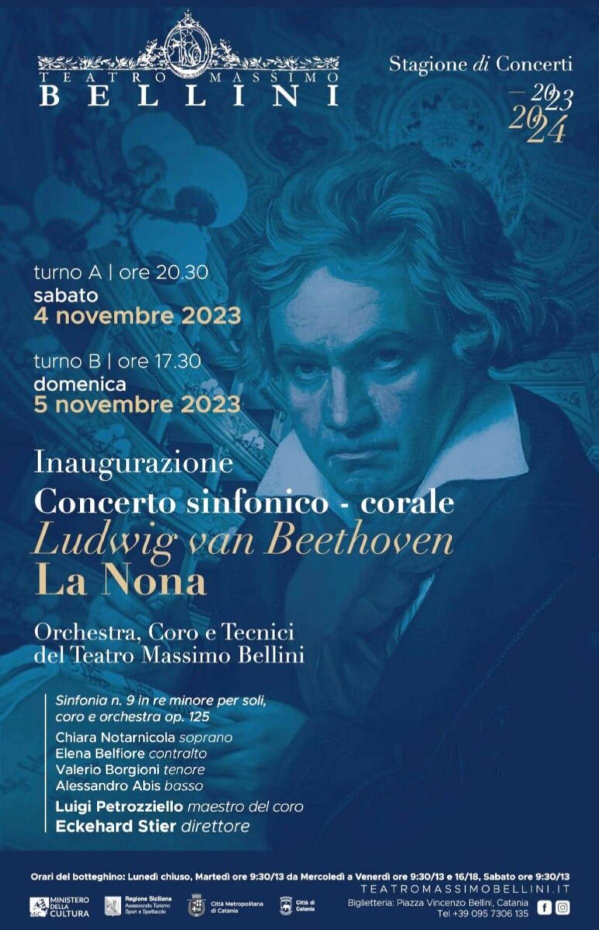 La Nona di Beethoven apre la stagione concertistica al Teatro Massimo Bellini di Catania: acquista i biglietti online! - 