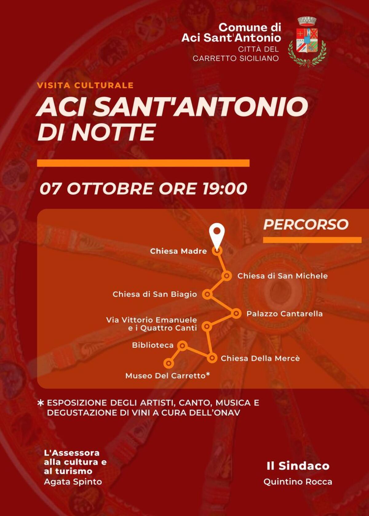 "Aci Sant'Antonio di notte", una passeggiata guidata alla scoperta del centro storico - 