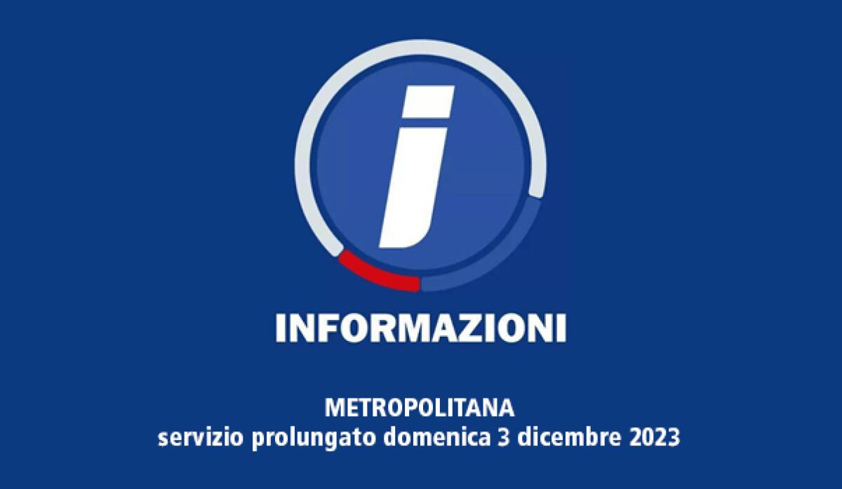 Metropolitana FCE di Catania: Prolungamento straordinario del servizio per la partita di calcio allo stadio Angelo Massimino - 