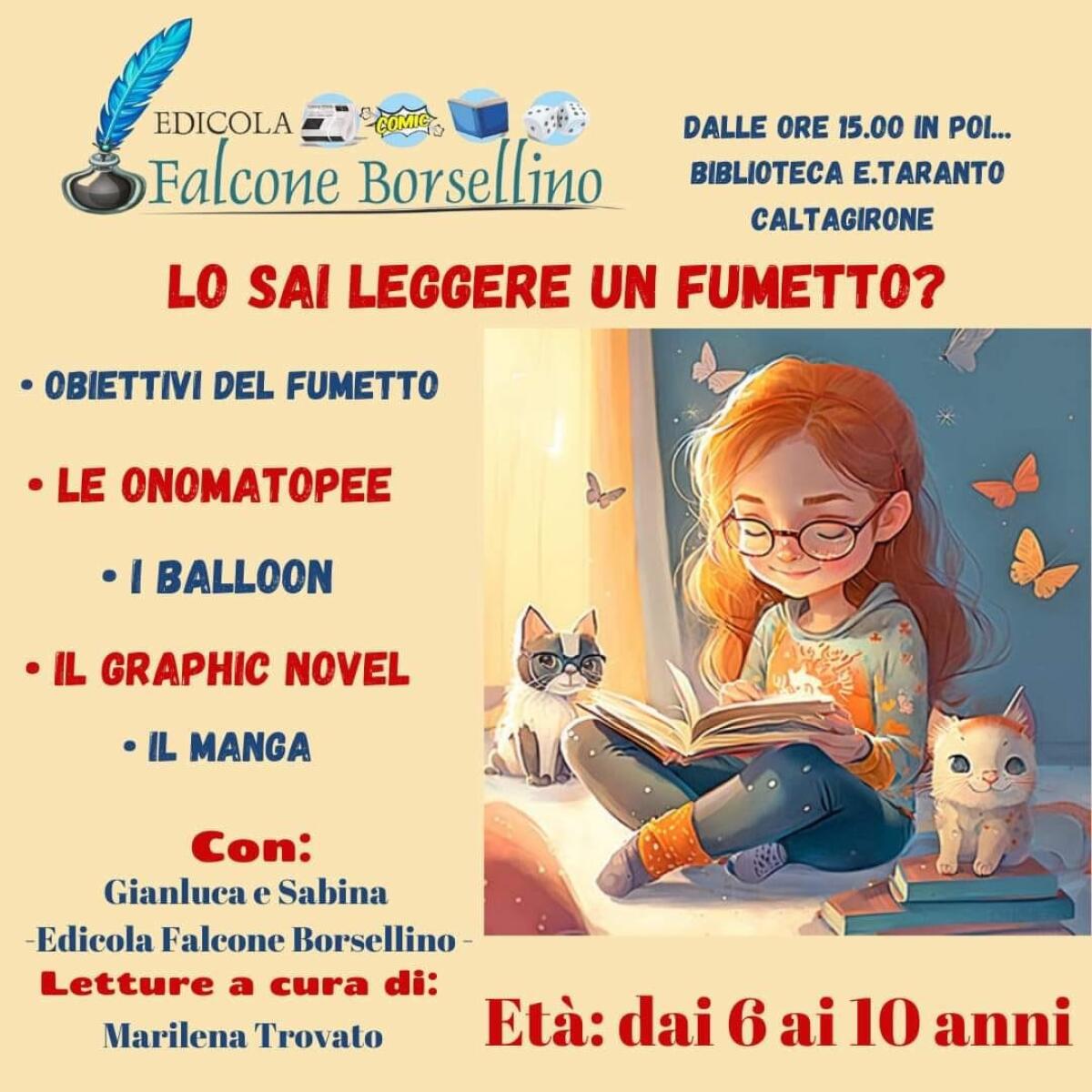 Fumetti e lettura: l’iniziativa virale dell’Edicola Falcone Borsellino a Caltagirone - 
