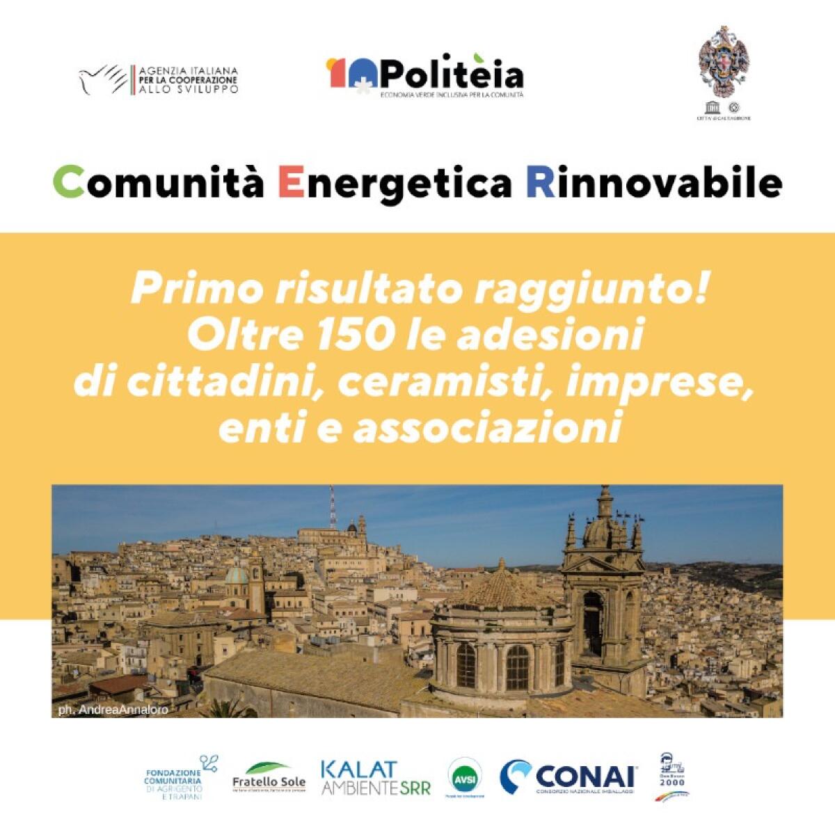 Caltagirone: oltre 150 aderiscono alla Comunità Energetica Rinnovabile, un passo verso la sostenibilità ambientale - 
