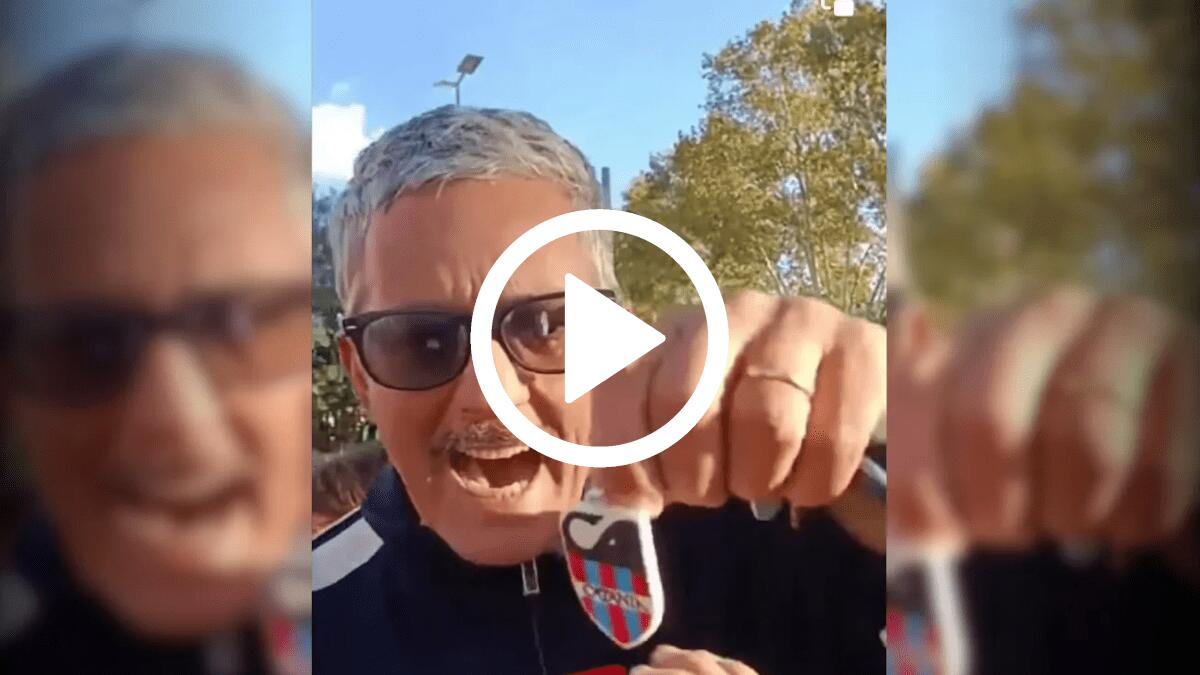 Fiorello lo vede e impazzisce: «’Mbare u scudettu ro Catania!». Non ti perdere il video - 