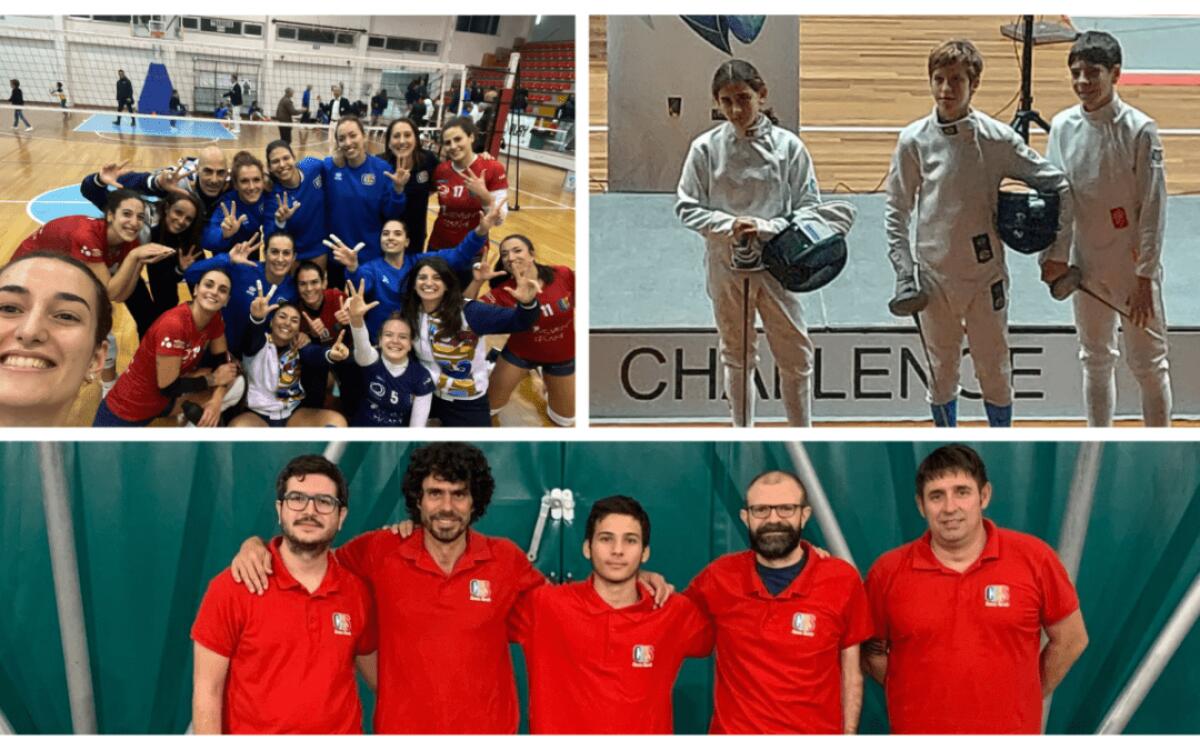 CUS Catania: vittorie nel Volley, sconfitta nel Basket e successi nella Scherma e nel Tennistavolo - 
