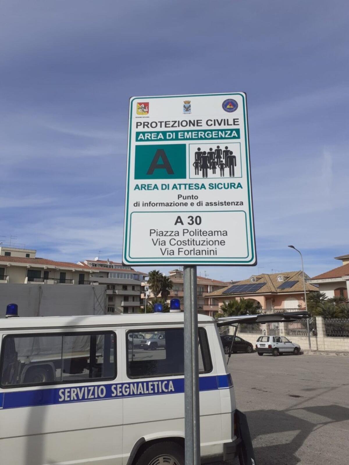 Comune di Ragusa: Nuova Cartellonistica Protezione Civile - 