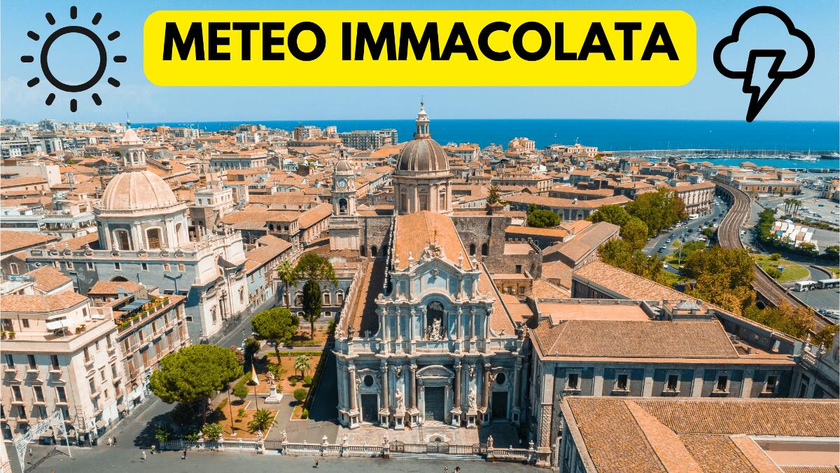 Previsioni meteo per il Ponte Dell'Immacolata: come sarà il tempo a Catania? - 