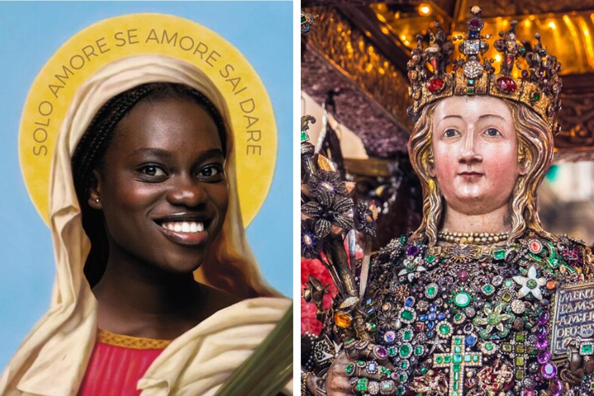 La Santa Lucia 'rivisitata' infiamma il web: cosa accadrebbe con l'immagine di Sant'Agata? - 