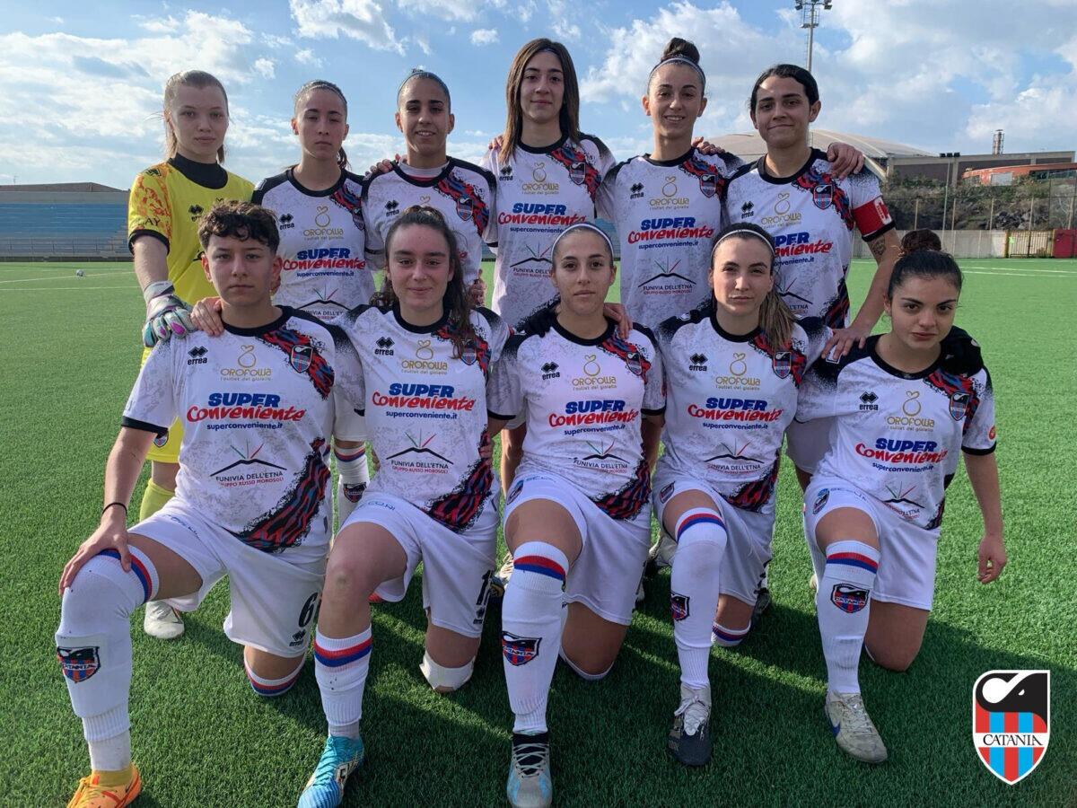 Catania Women trionfa con un 3-0 sulla Montespaccato e si piazza al 5° posto - 