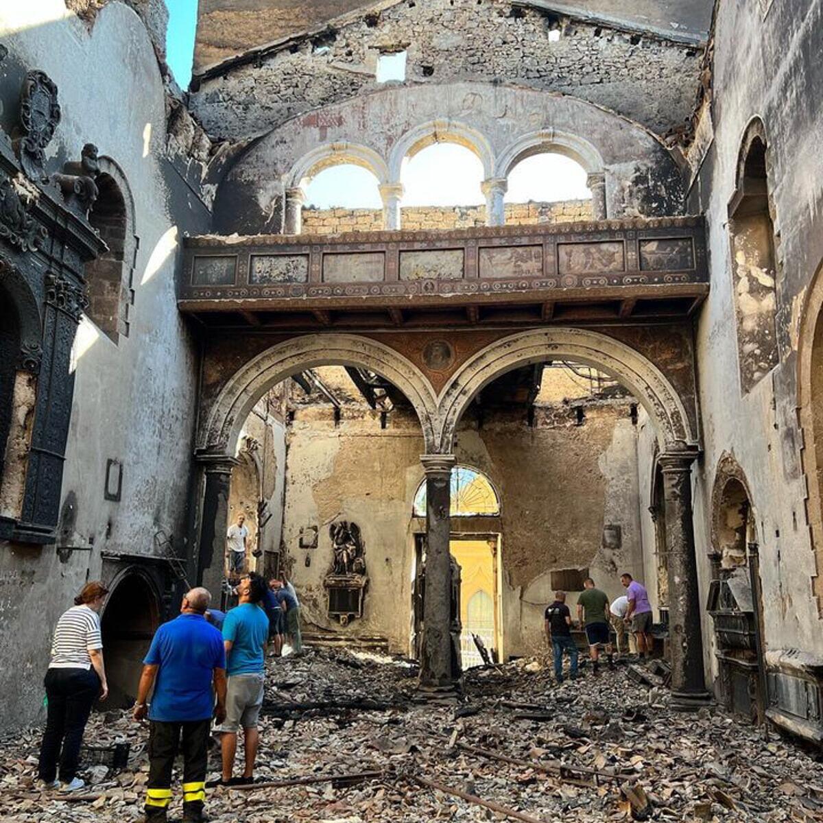 Consegna lavori restauro chiesa di Santa Maria di Gesù a Palermo - 