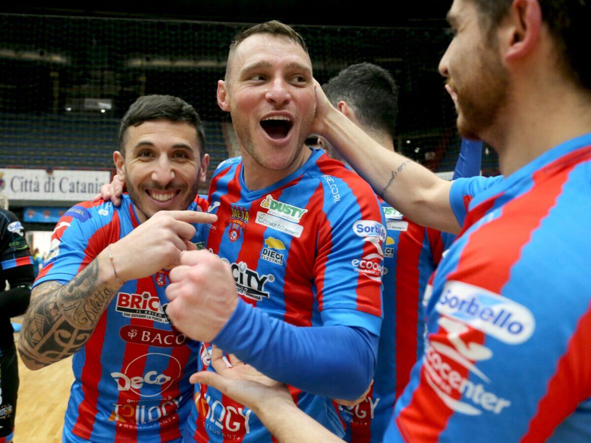 Meta Catania Calcio a 5 vince 3-2 contro la Fortituto Pomezia e si qualifica al secondo turno della Coppa Italia - 
