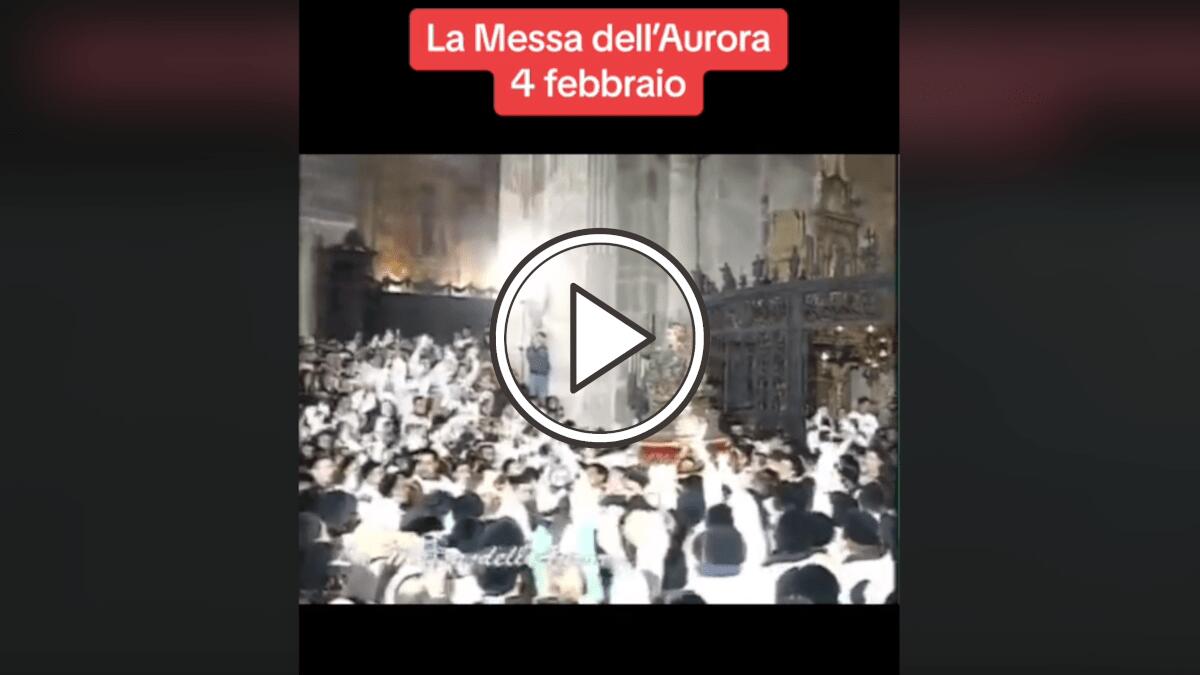 Come spiegare le emozioni della messa dell’Aurora per Sant’Agata? Con questo video - 
