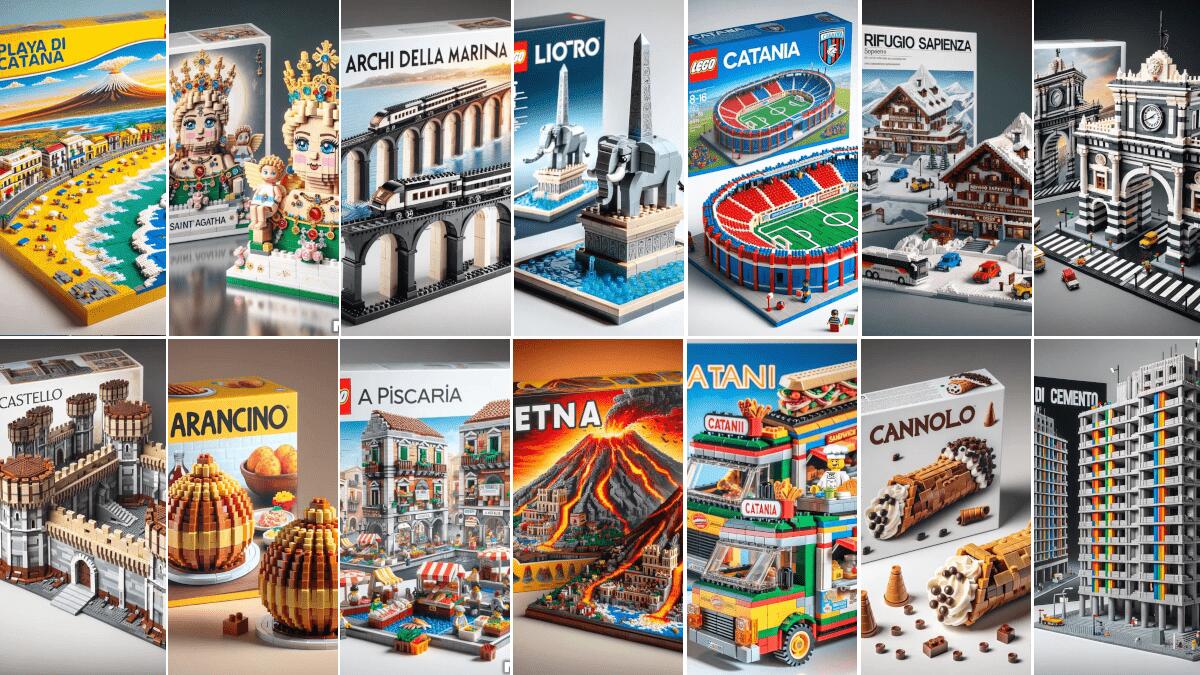I Lego set che vorrei: la collezione made in Catania (con AI) - 
