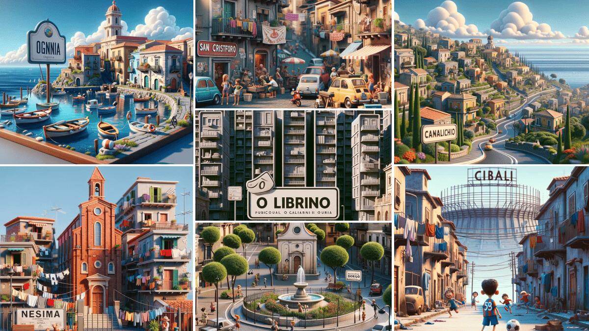 Come sarebbe Catania se fosse disegnata da Disney Pixar? Le foto dei quartieri “animati” - 