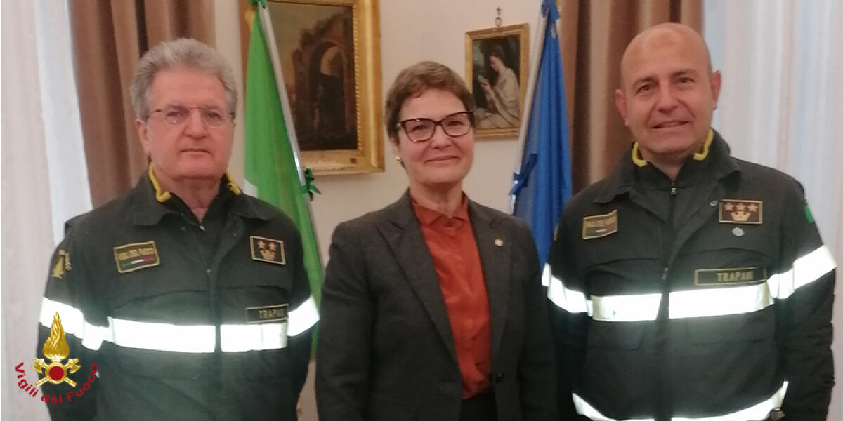 Il Comandante dei Vigili del Fuoco di Trapani incontra il Prefetto: sinergie e collaborazione al centro dell'incontro - 