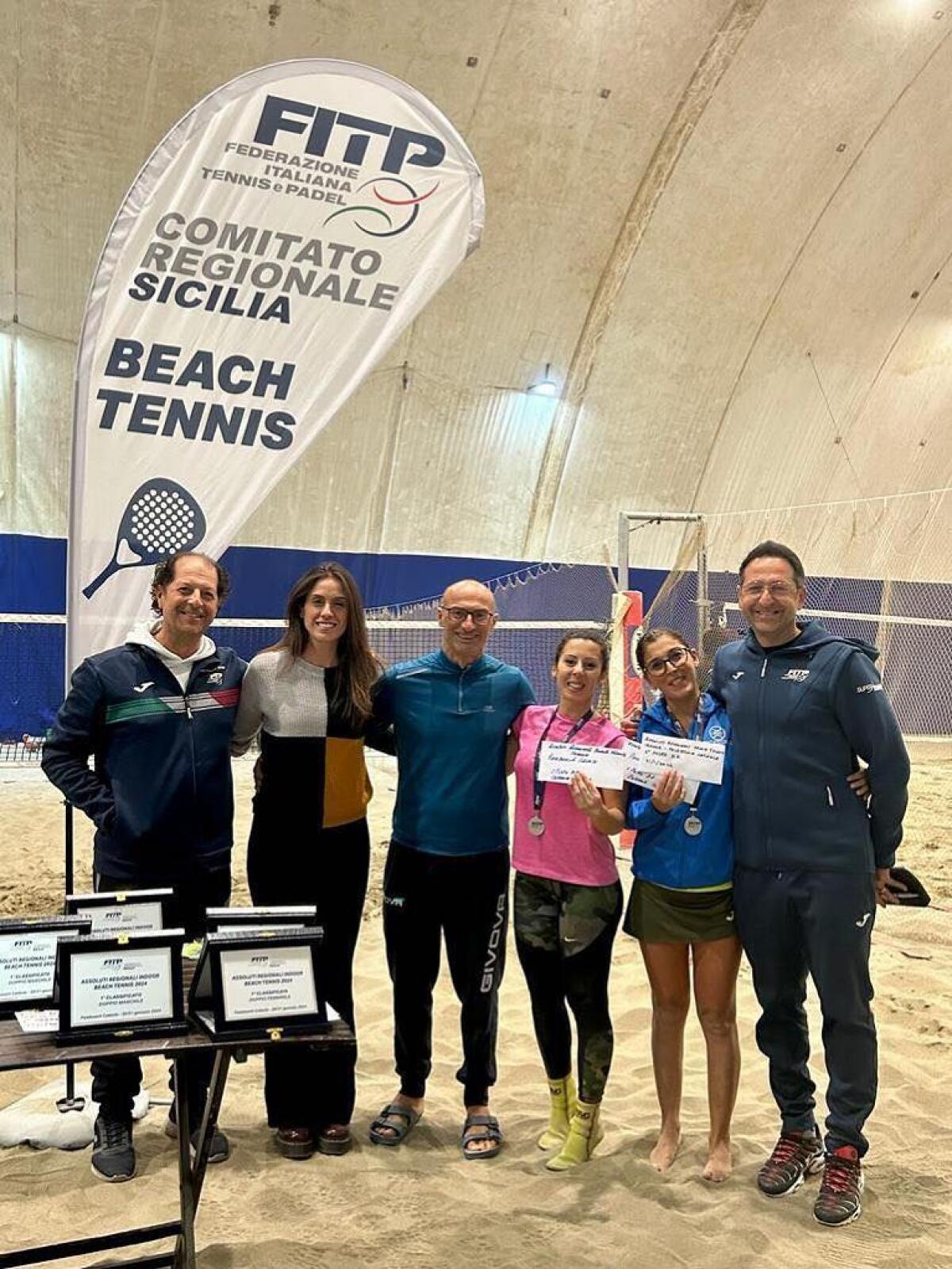Successo agli Assoluti regionali indoor Beach Tennis: grande spettacolo al Pala Beach di Gravina di Catania - 