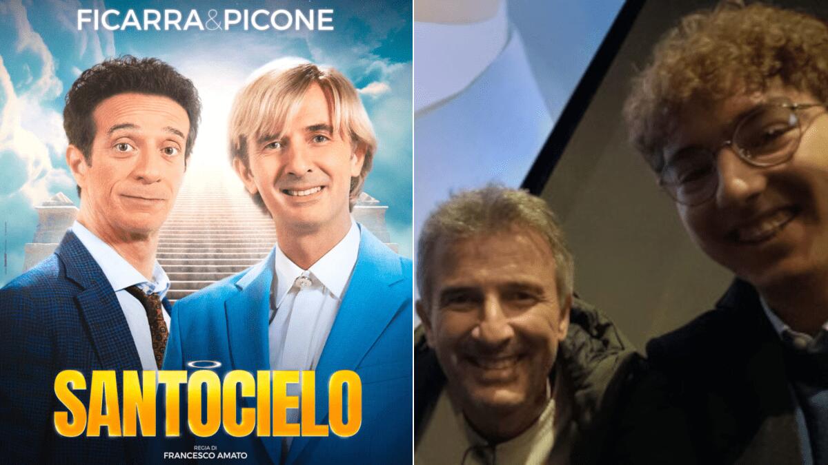 Il giovane Federico Patitucci di Misterbianco nel film Santocielo di Ficarra e Picone - 
