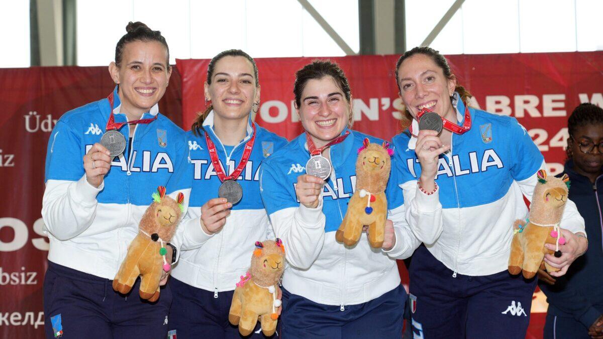 ARGENTO PER LE SCIABOLATRICI AZZURRE A LIMA - 