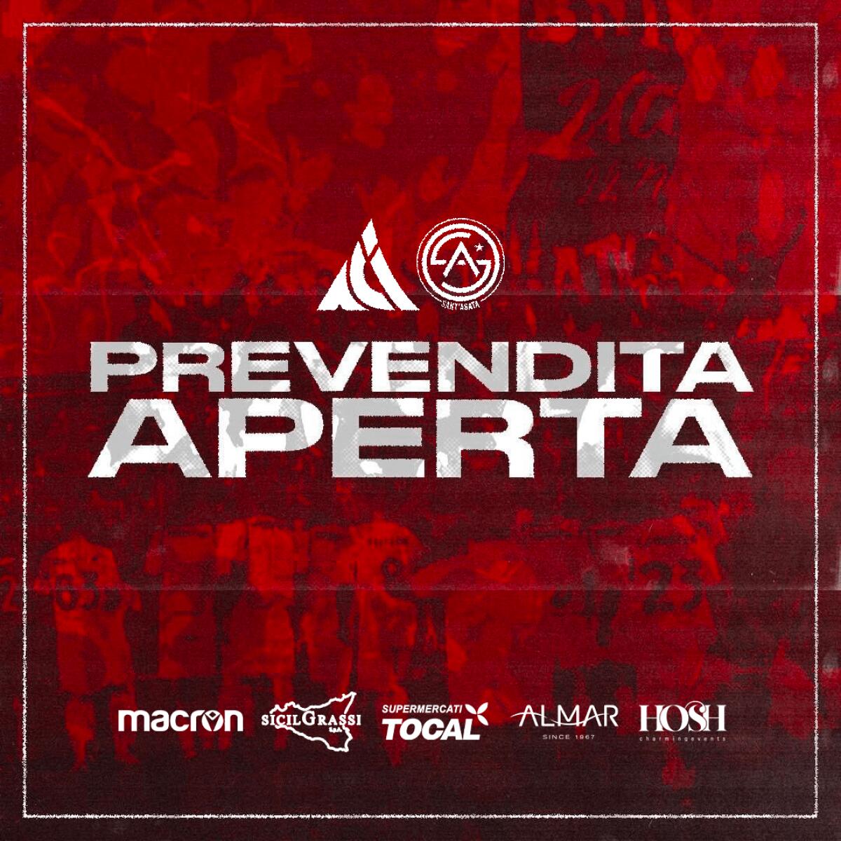 Prevendita attiva per Acireale vs Città di Sant'Agata - 