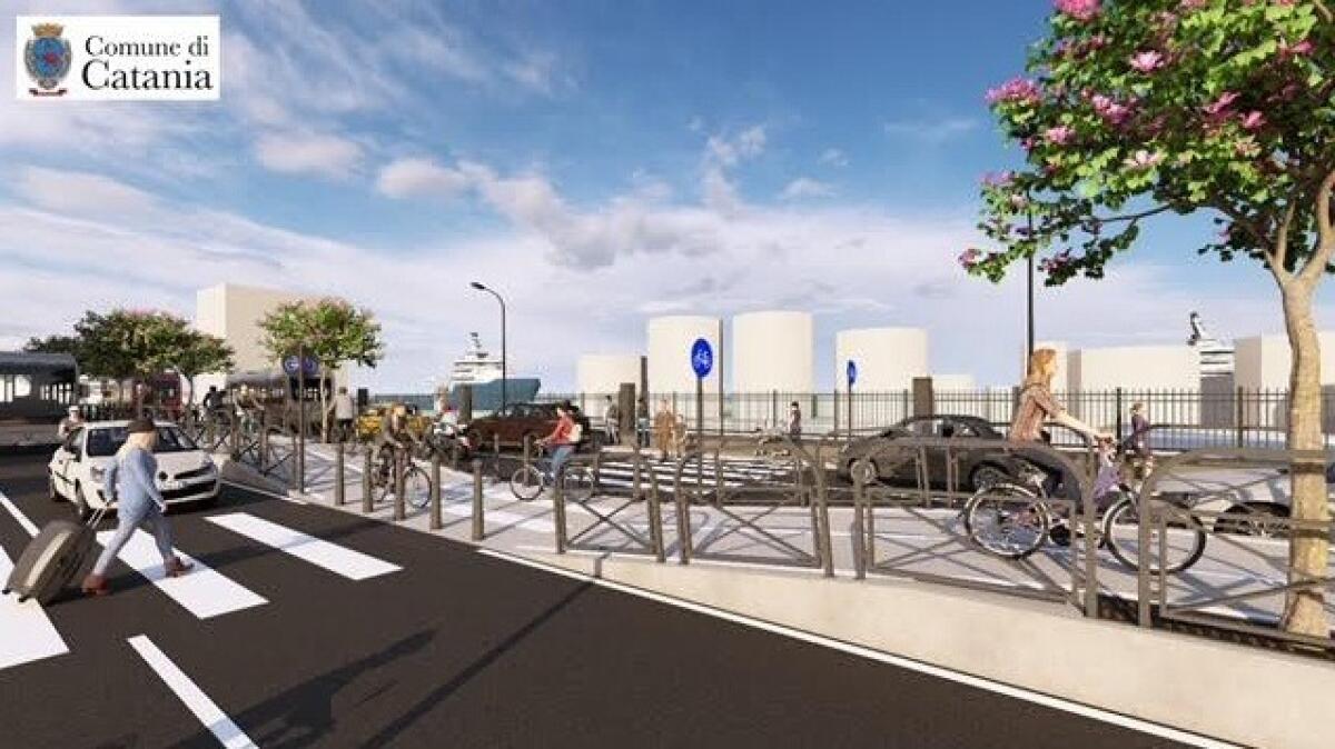 Parte la riqualificazione di via Colombo e Tempio con nuova pista ciclabile - 