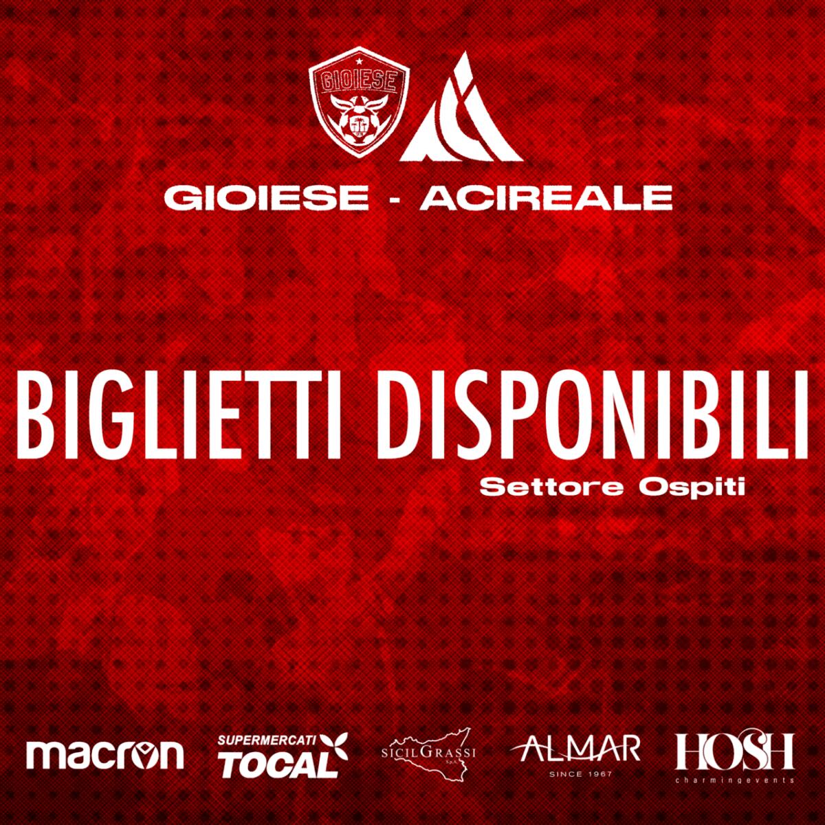 Acireale vs Gioiese: attiva la prevendita dei biglietti - 
