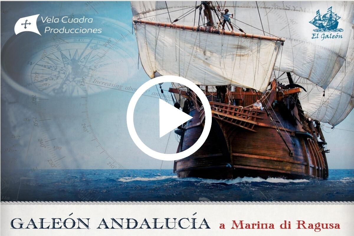 Gli spagnoli arrivano a Marina di Ragusa, ecco dove e come vedere Il Galeone Andalusia [VIDEO] - 