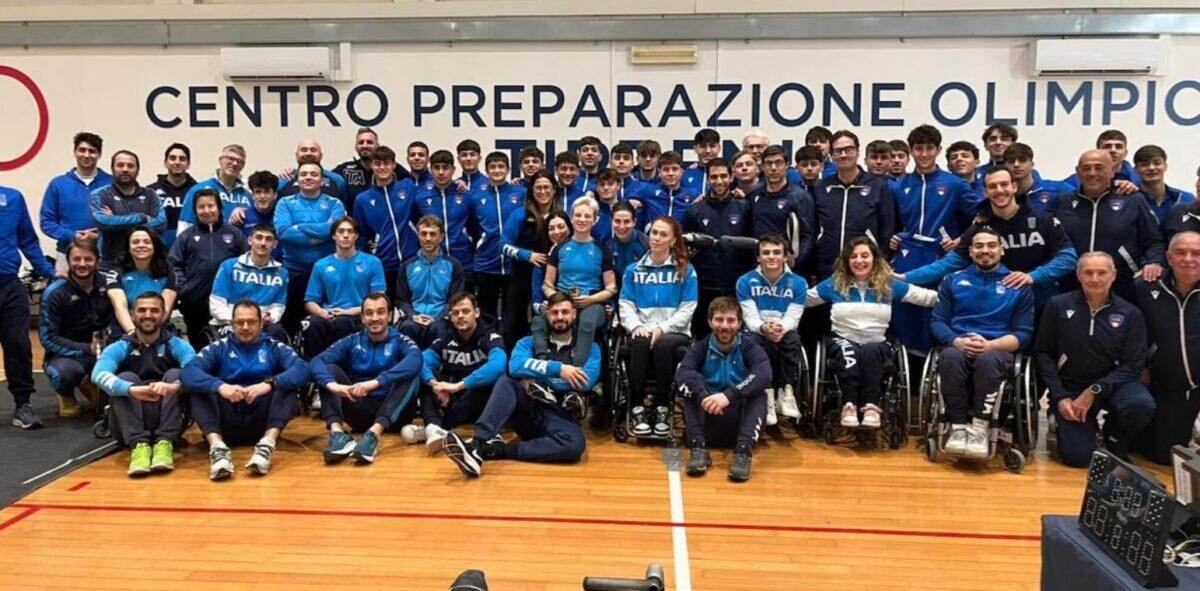 GEMELLAGGIO TRA SCHERMA PARALIMPICA E CALCIO UNDER 18 A TIRRENIA - 