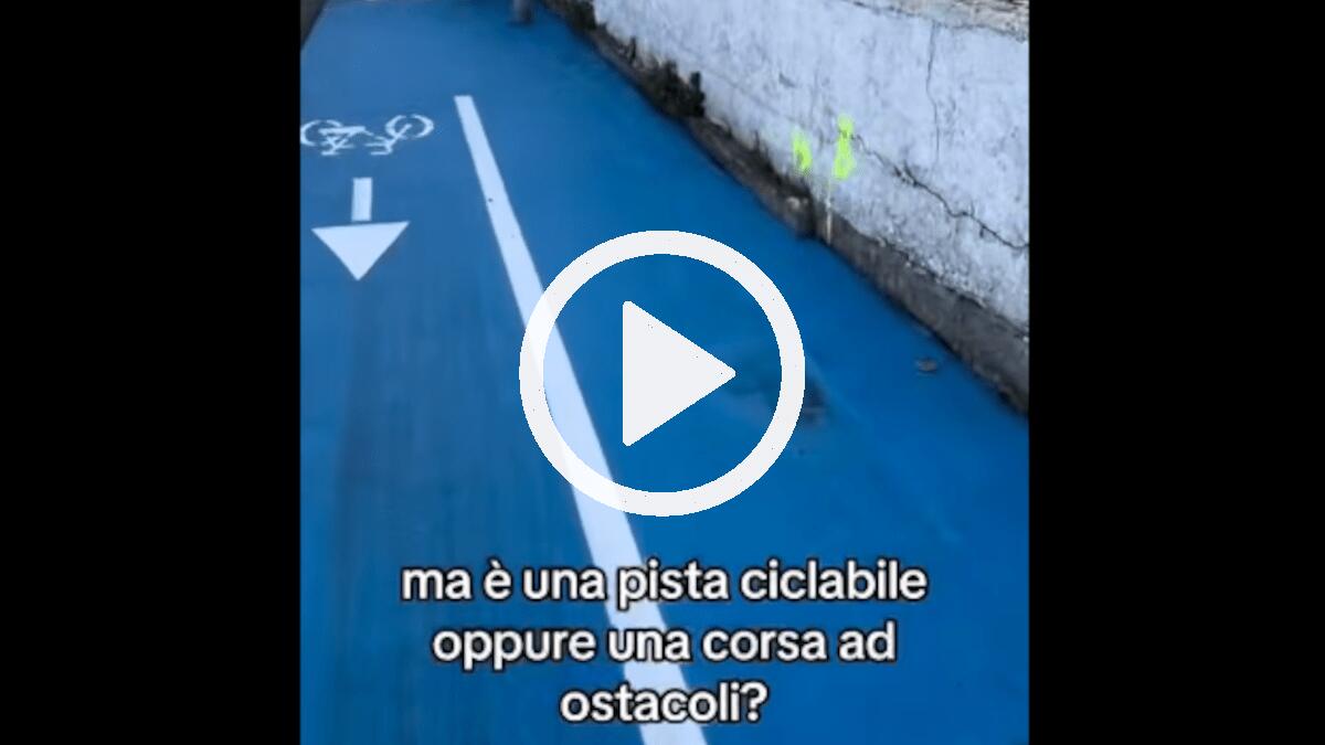 Bella la pista ciclabile da Catania ad Aci Castello ma… [VIDEO] - 