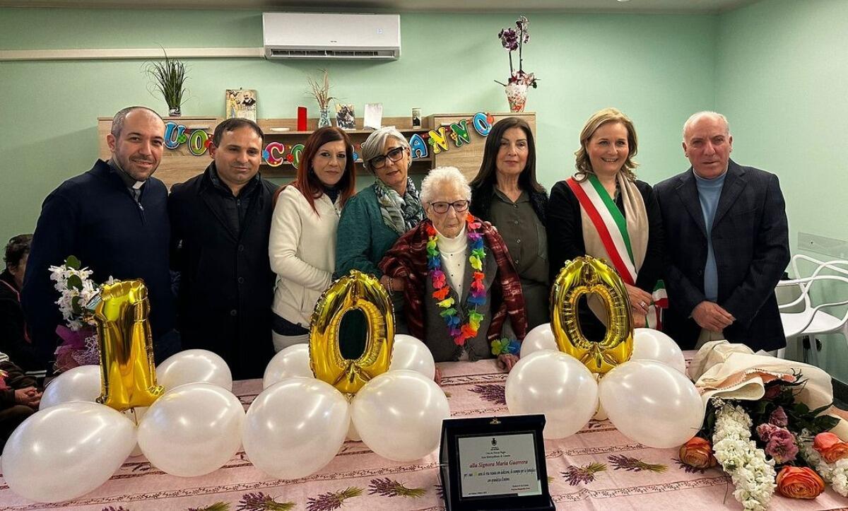 Auguri a Maria, Aci Catena festeggia la sua compaesana centenaria - 
