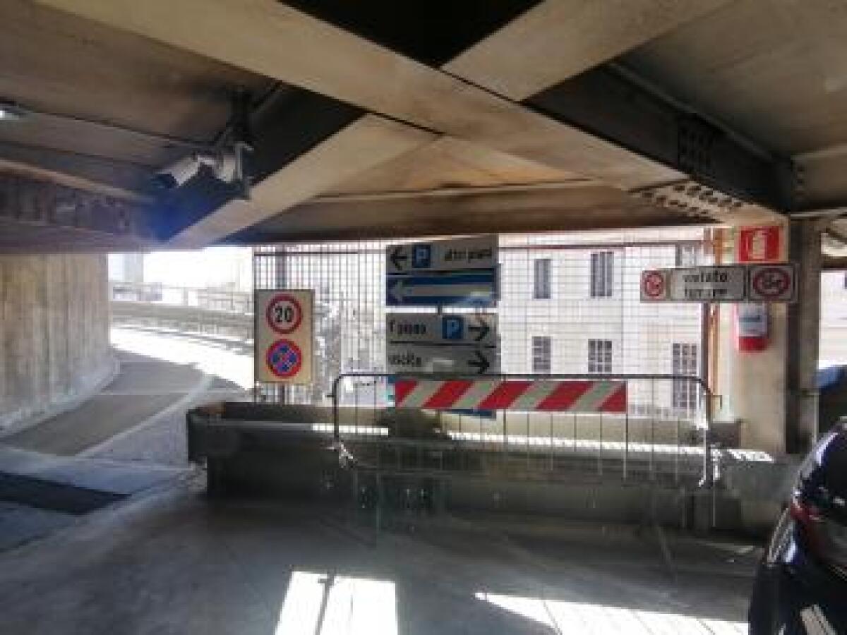 Chiusura temporanea rampa accesso parcheggio Cavallotti per lavori di manutenzione. - 