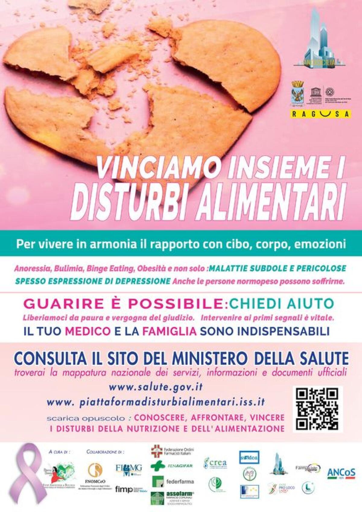 Comune di Ragusa sensibilizza sulla lotta ai Disturbi del Comportamento Alimentare - 