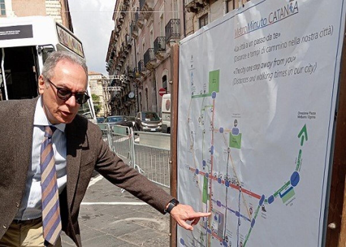 Catania presenta MetroMinuto: itinerari a piedi per una mobilità sostenibile - 