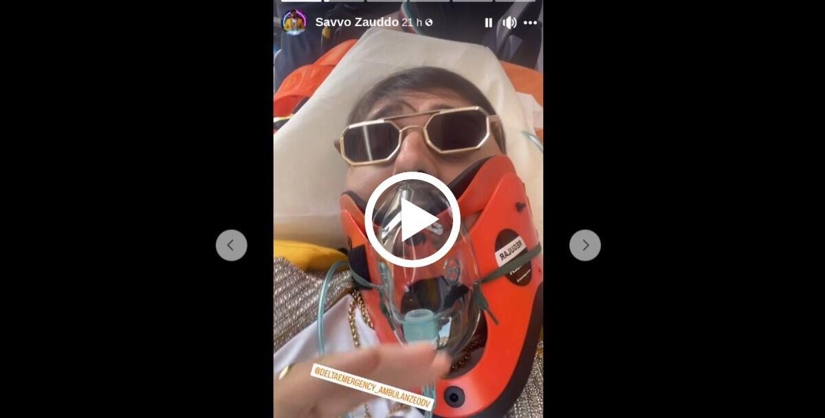 "Chiu dannu non poteva succedere", Savvo Zauddo tranquillizza tutti i suoi fan - 