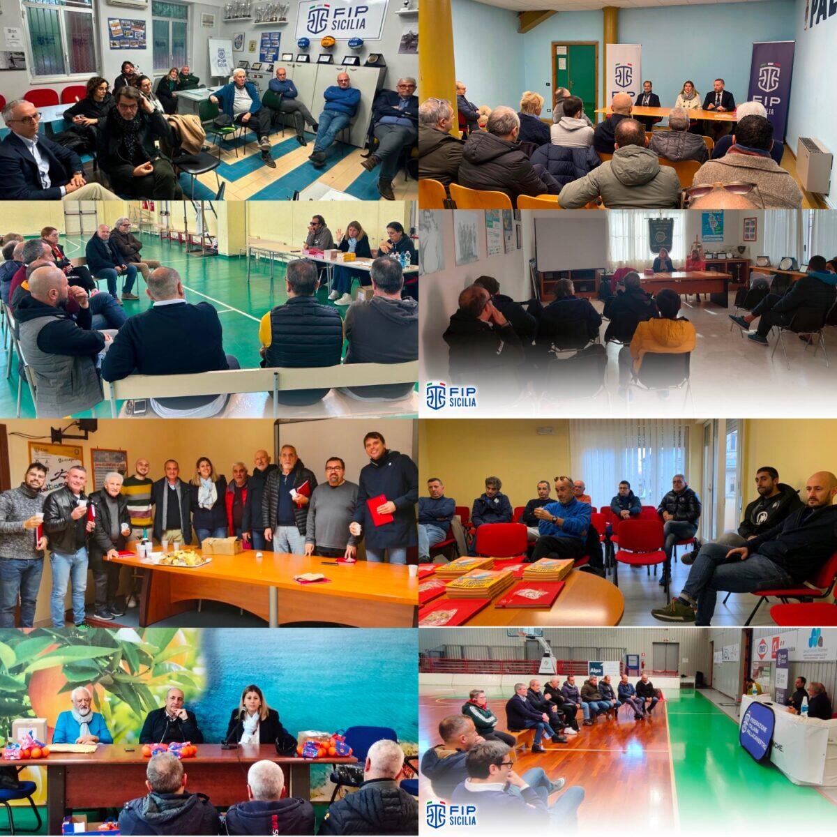 Il Comitato Regionale FIP Sicilia conclude otto incontri con le società del territorio - 