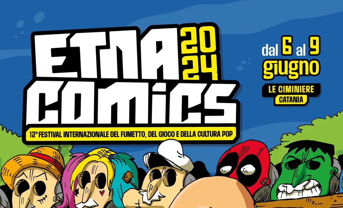 Etna Comics 2024: ecco il manifesto del Festival del fumetto, del gioco e della cultura pop - 