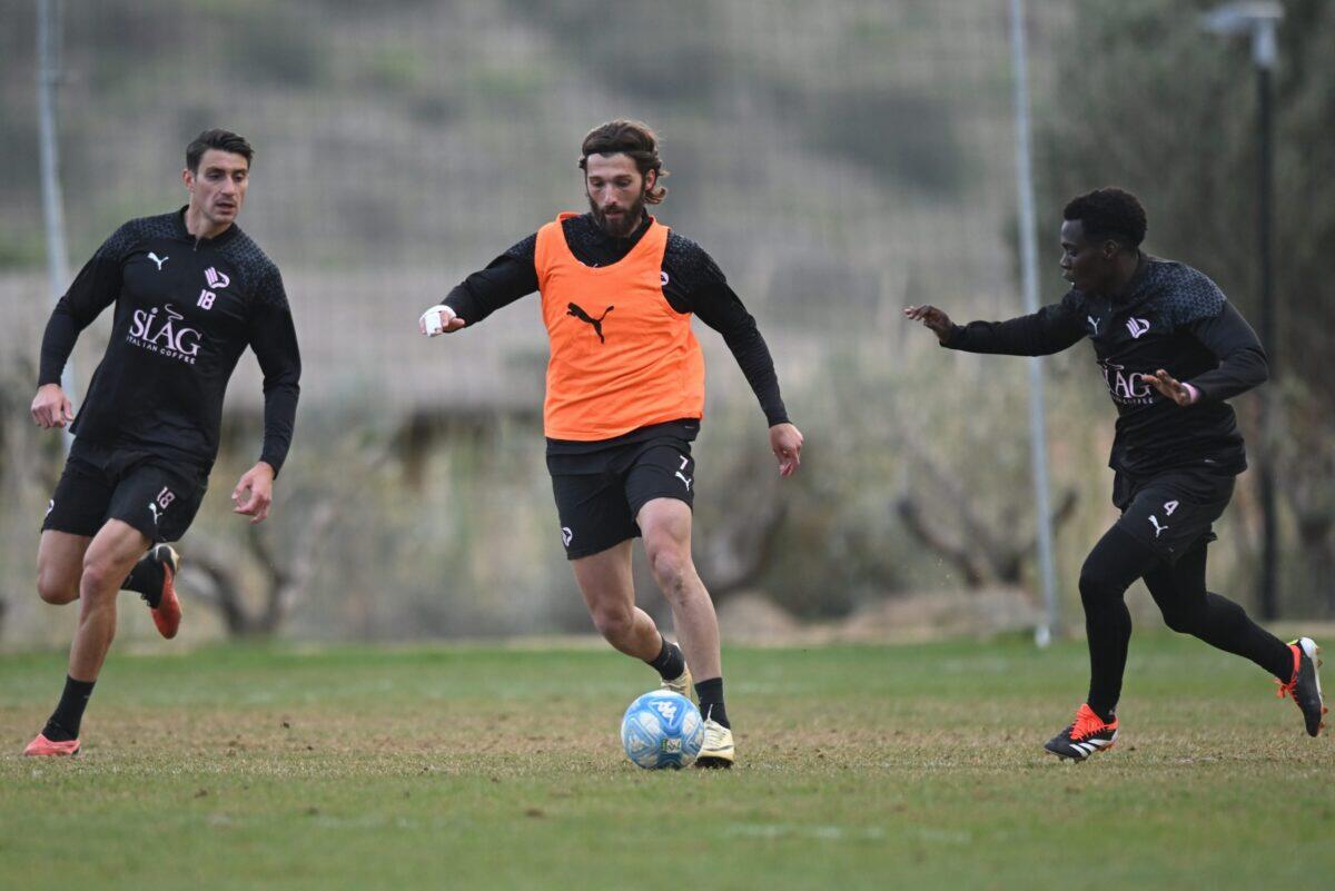 Intenso allenamento per il Palermo FC il 6 marzo - 