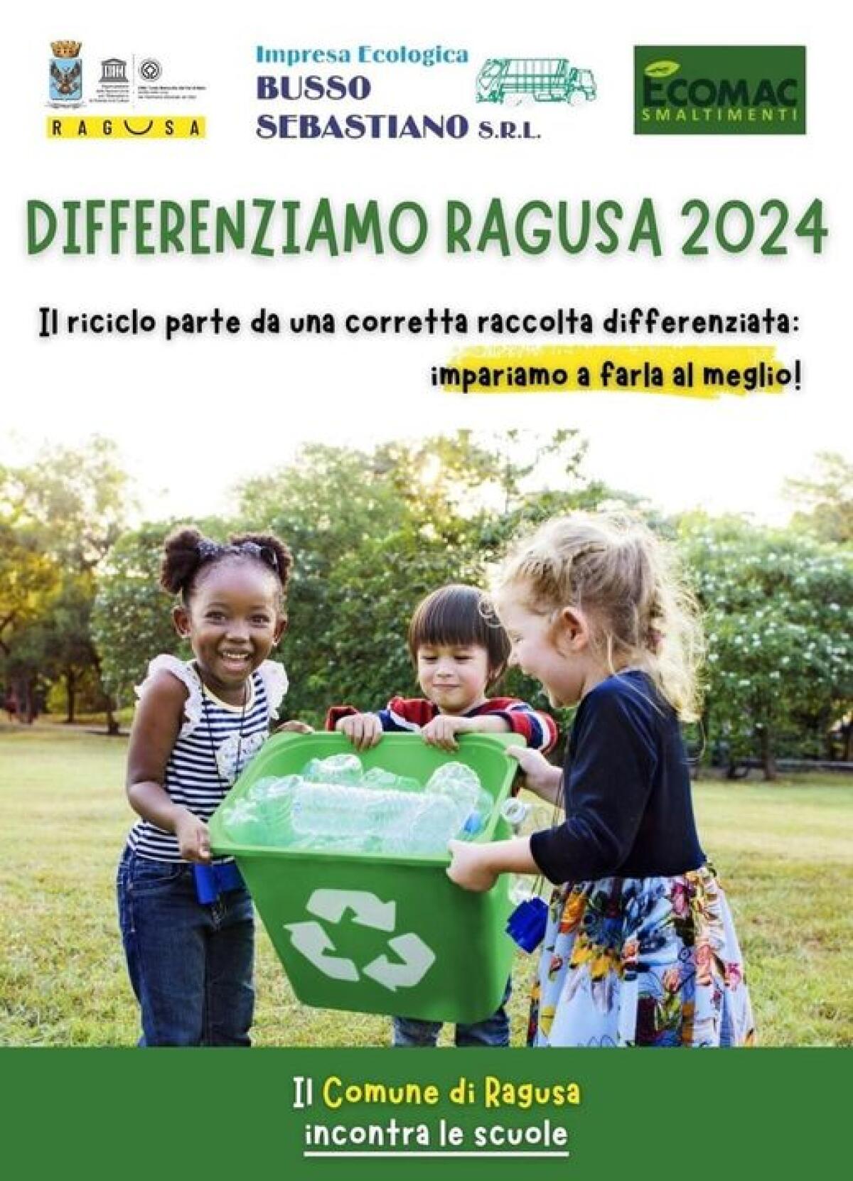Differenziamo Ragusa 2024: Educare alla corretta raccolta differenziata - 
