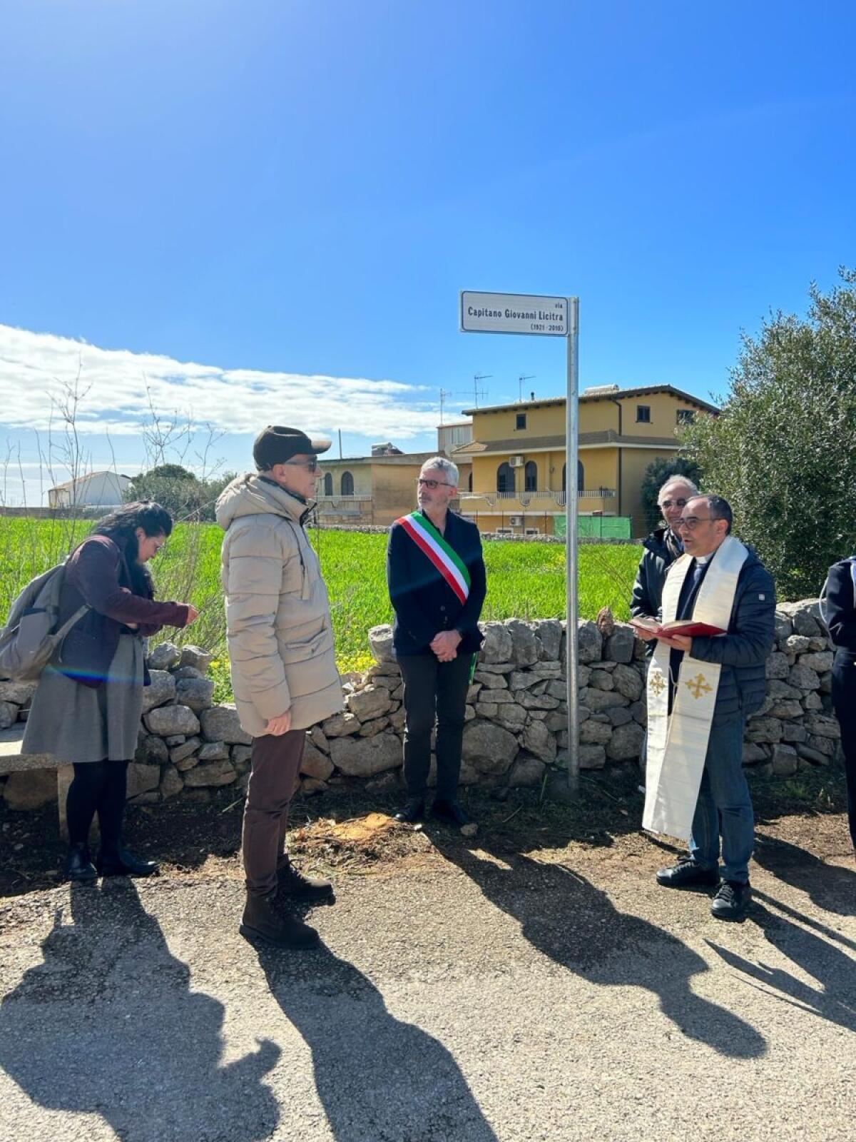 Intitolata una via di Ragusa al Capitano Giovanni Licitra - 