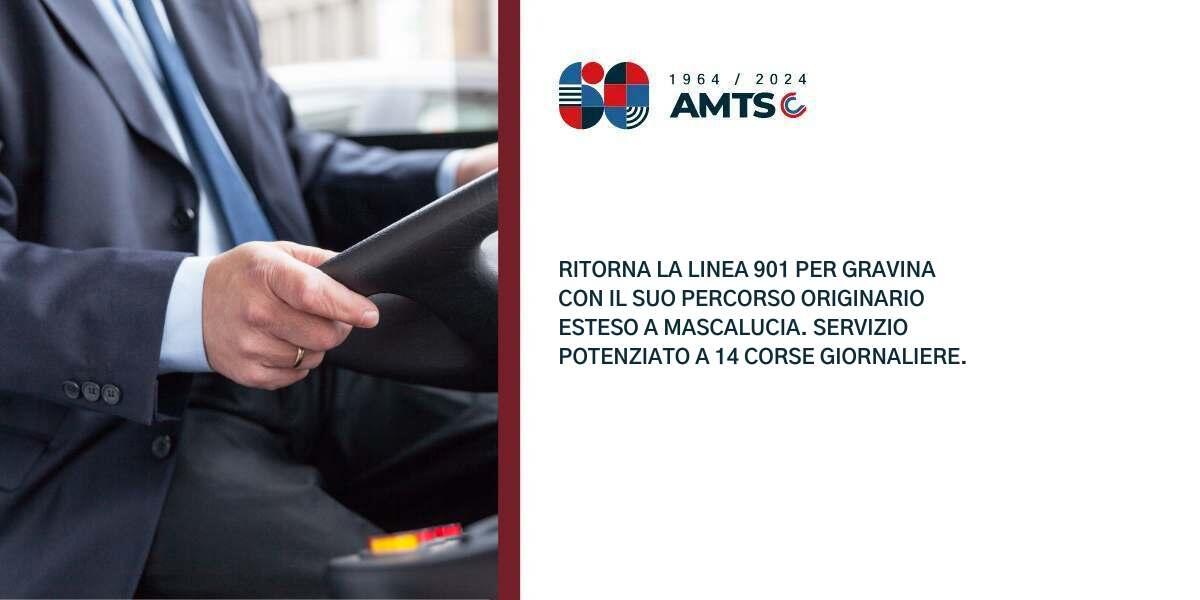 Ritorna la linea 901 per Gravina: percorso originario esteso a Mascalucia, con 14 corse giornaliere enhance - 