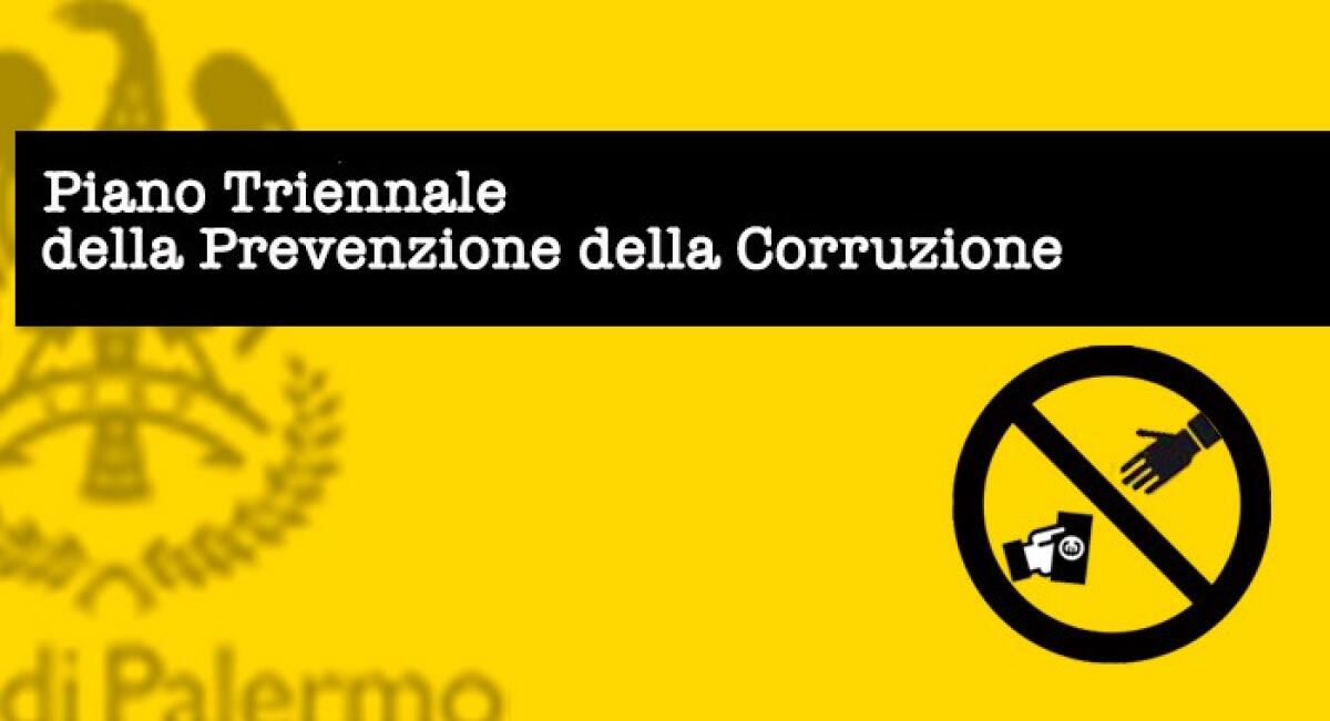 Procedura aperta per la revisione del Piano Triennale AntiCorruzione a Palermo - 