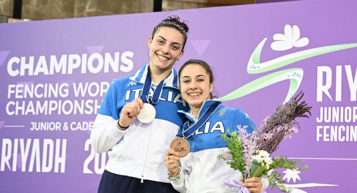 Doppio podio azzurro nel fioretto femminile a Riyadh - Campionati Mondiali Giovani - 