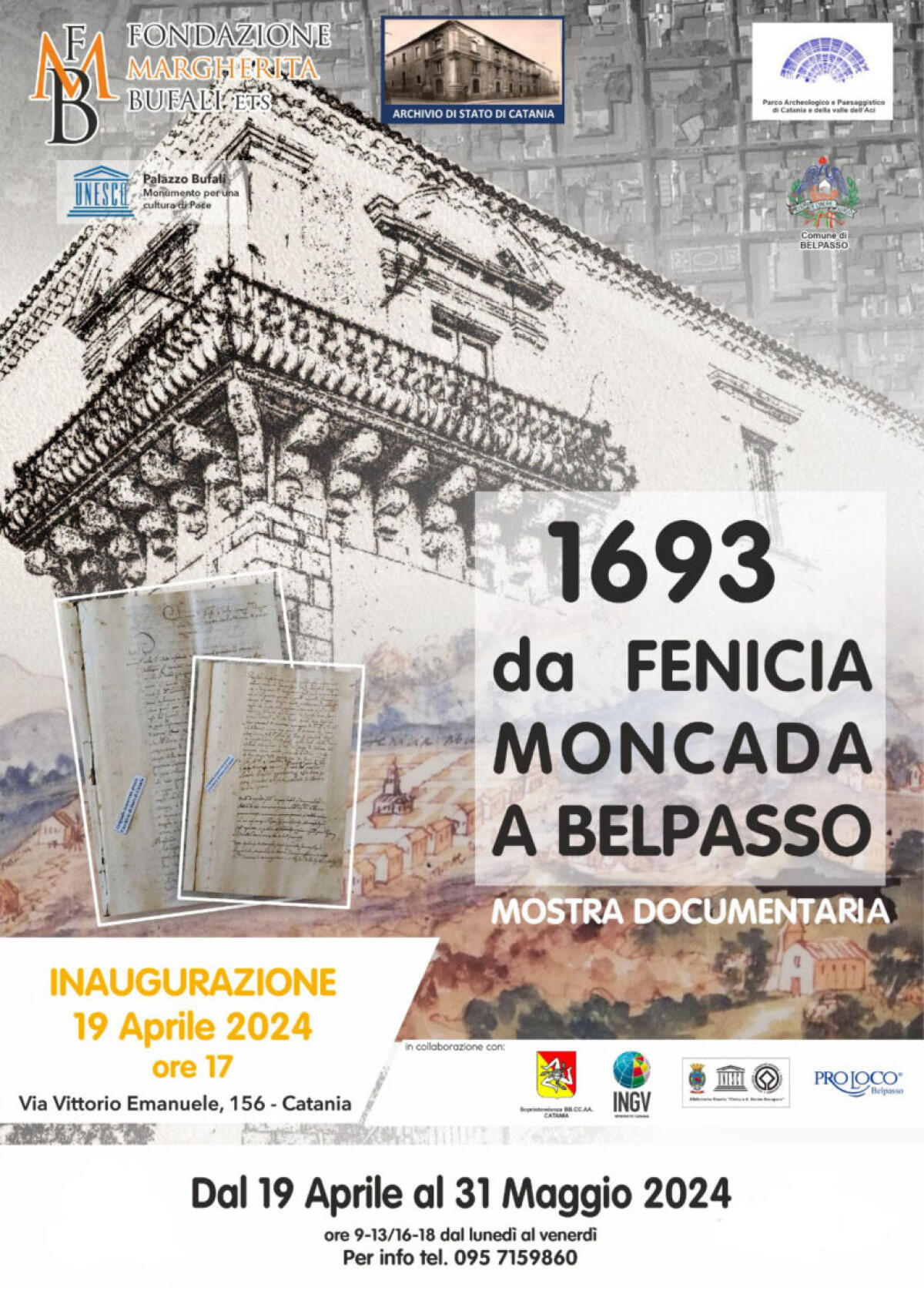 1693 da Fenicia Moncada a Belpasso: Una Mostra Documentaria sulla Rinascita dopo il Terremoto - 