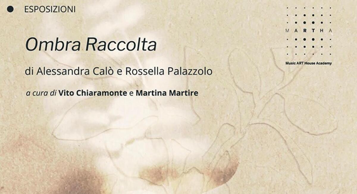 Mostra "Ombra Raccolta" al Comune di Palermo - Evento Patrocinato - 