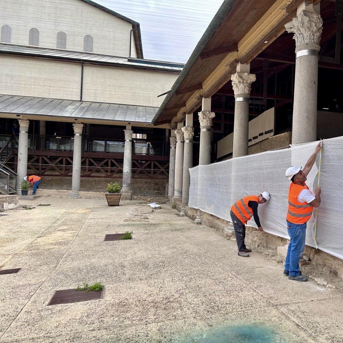 Iniziati lavori di manutenzione alla Villa romana del Casale a Piazza Armerina - 