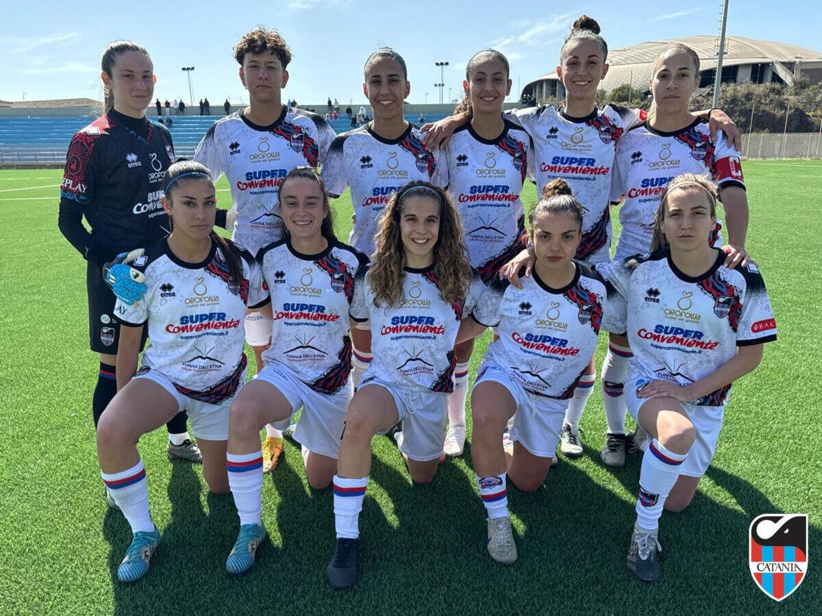 Catania Women battono 4-0 Eugenio Coscarello Castrolibero: tredicesima vittoria stagionale. - 