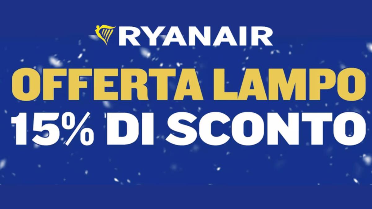 Offerte lampo Ryanair: occasione unica per i siciliani, destinazioni scontate da Catania e Palermo - 